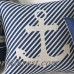 Mar azul Brújulas impreso Fundas de colchón patrón del ancla Marina nave Mantas Fundas De Almohada decorativa Almohadas cojines almofadas ali-59554387